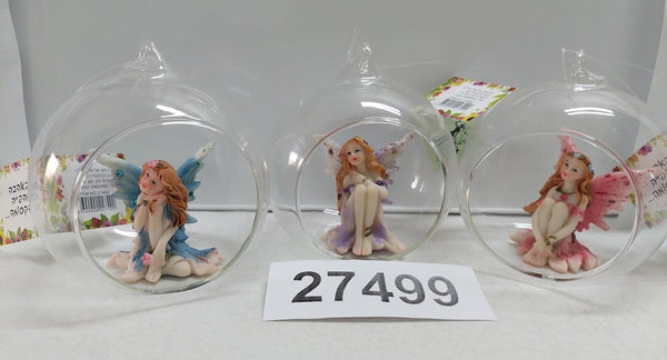 פייה יושבת בכדור זכוכית 95 מ"מ