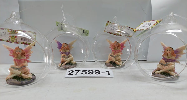פייה קוראת ספר בכדור זכוכית 110 מ"מ