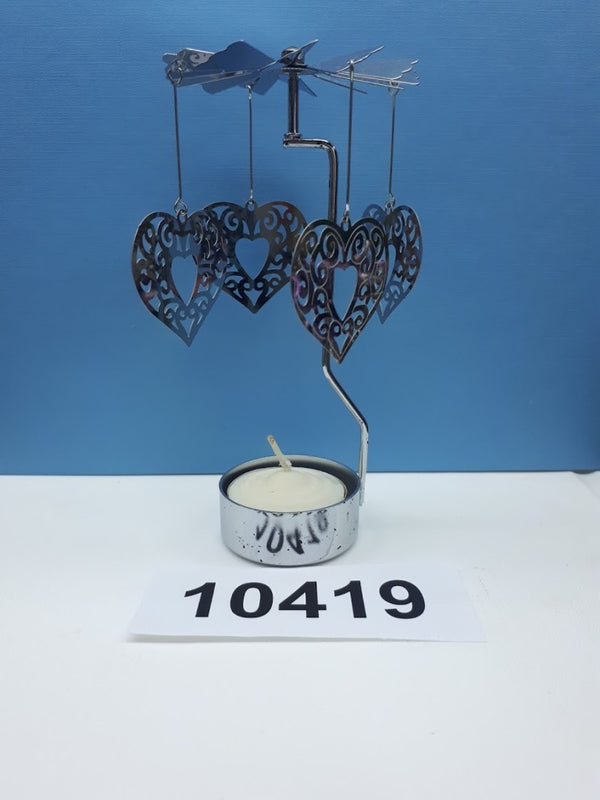 קרוסלה מסתובבת 4 תליונים, לבבות