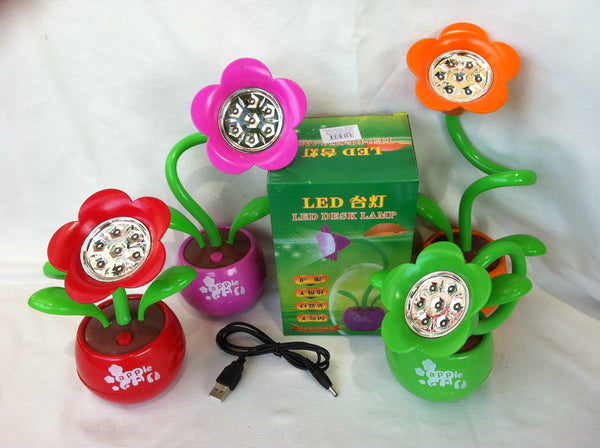 תאורת פרח 7 לדים +חיבור USB