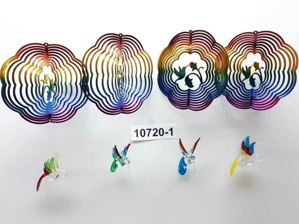 ציפור יונק דבש עם קישוט ספינר 10720 מטלי